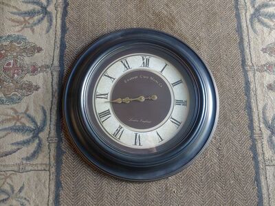 Large 24 inch Edinburgh Clock Company Wall Clock.