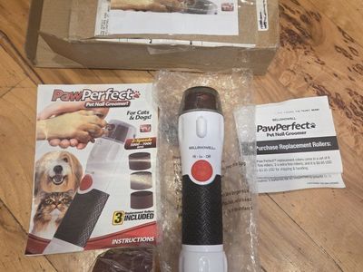 New Paw Perfect Pet Nail Groomer, Nail Grinder for Dogs & Cats Nail Clipper toenail
