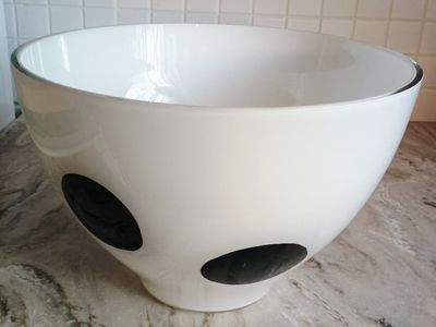 IKEA Hand Blown Glass Bowl