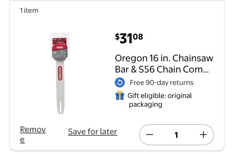 Chainsaw Blade/Bar Epic Sale (milwaukee, Echo Etc