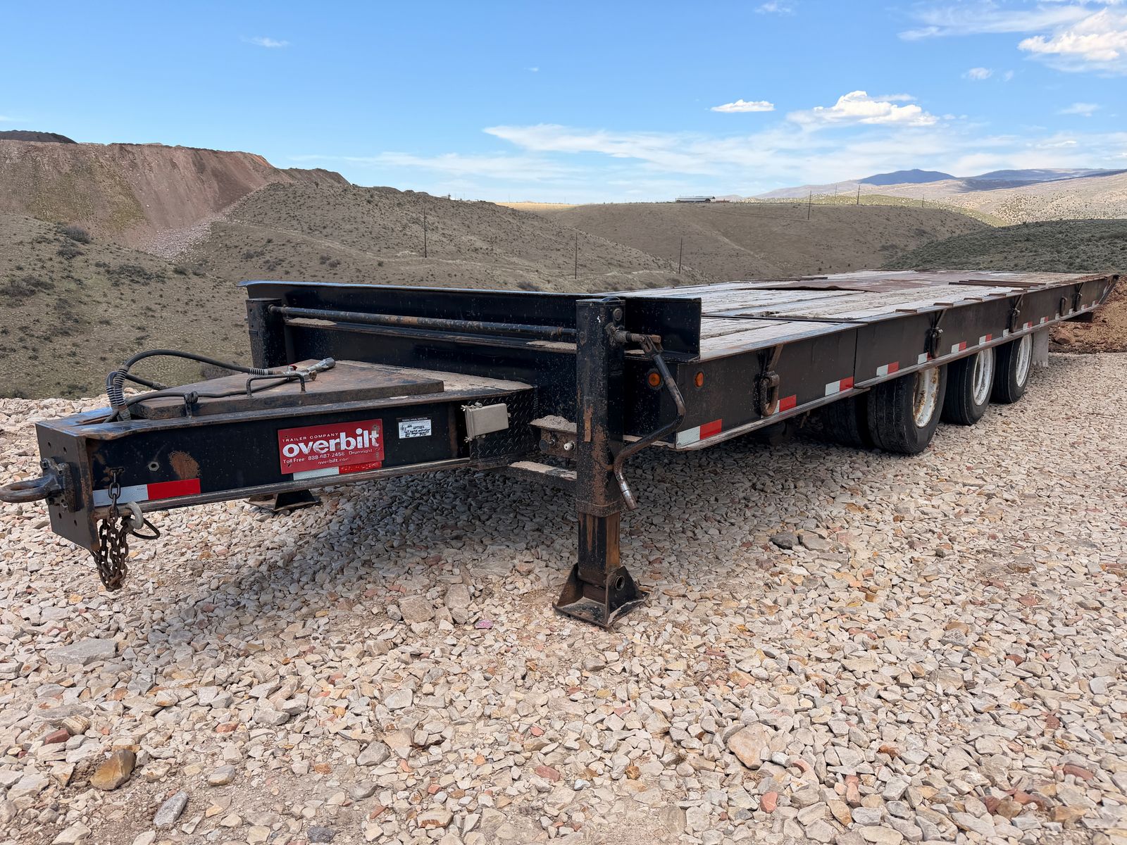 2019 Overbilt, 30-Ton 63,000 lb Tilt, Tag-A-Long Trailer | Tri-Axle