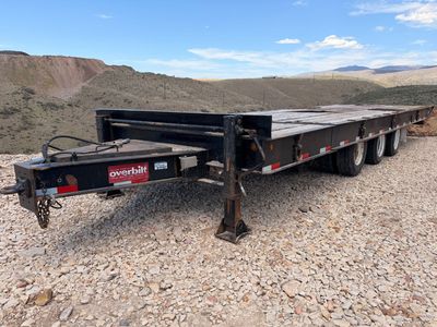 2019 Overbilt, 30-Ton 63,000 lb Tilt, Tag-A-Long Trailer | Tri-Axle