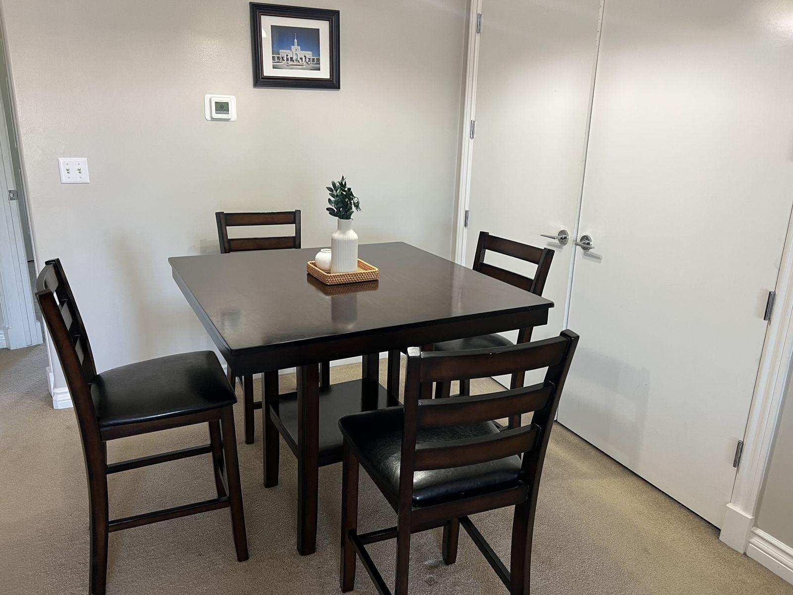 Moving Sale — Counter-Height Dining Table Set with 4 Chairs