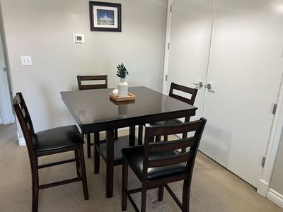 Moving Sale — Counter-Height Dining Table Set with 4 Chairs