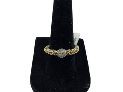 14KT Yellow Gold Ring 2.5G Size 6 Stretchy-E75005567