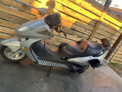 Silver Gas Motor Scooter - Project / As-Is