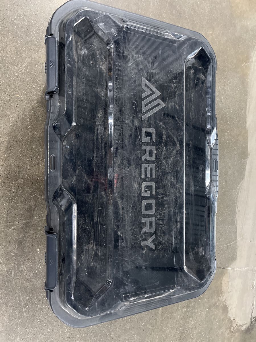 Gregory Weather Resistant Black Hard Case Storage Box Outdoor Gear