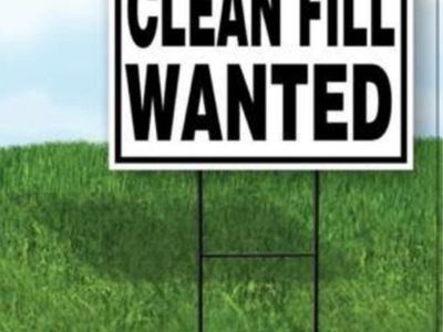 Clean fill wanted