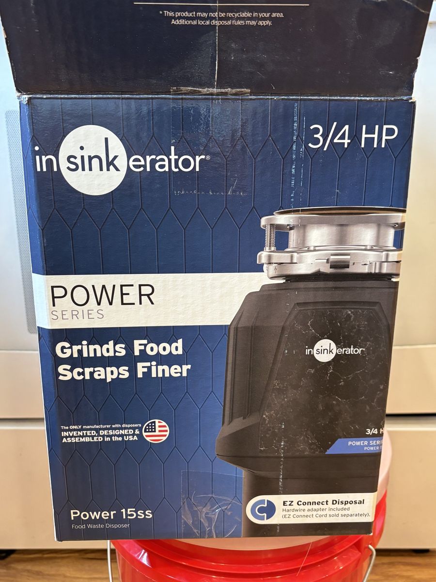 InSinkErator Power Series 15ss 3/4 HP  Disposal - New in Box