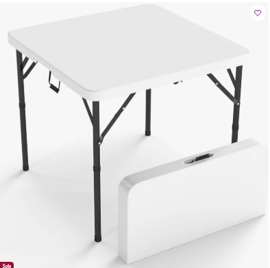 New - RedCamp Foldable Card Table 34 x 34