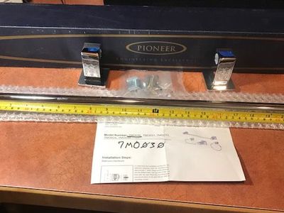 (Contractors)24" Towel bar chrome finish ( Heavy brass not plastic ) Pioneer 7MO030