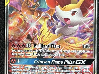 (NM) Charizard & Braixen GX SM230 - Pokemon SM Promos