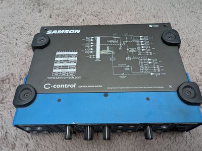Studio monitoring & headphone amp Samson C Control Studio Control Room Matrix PSU