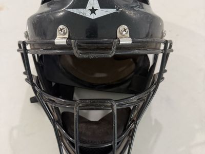 All-Star Catcher's Helmet - Black, Used Baseball/Softball Head Protection (Youth Ages 10-12)