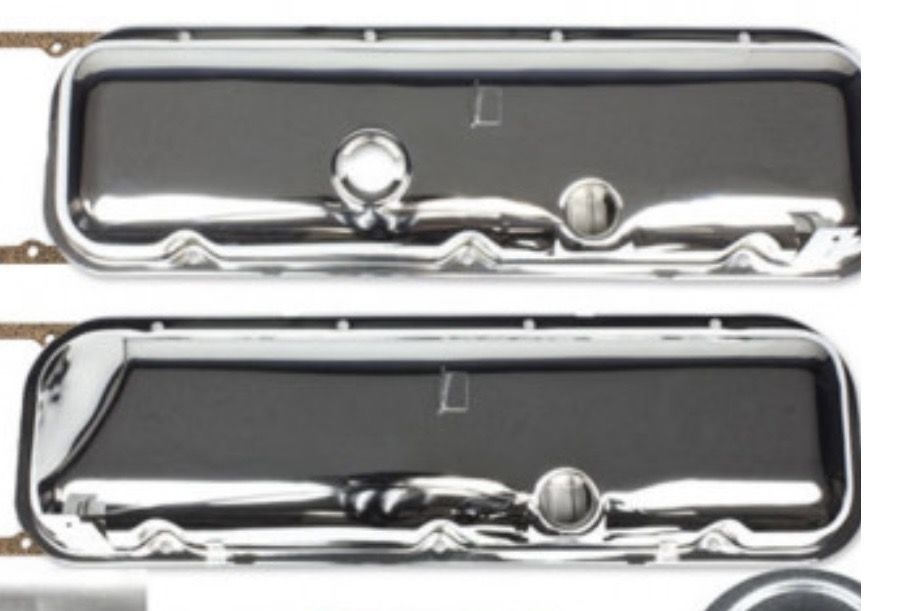New in the box 1967 chevelle 396 valve covers