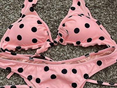 Victoria Secret Pink Polka Dot Bikini Set