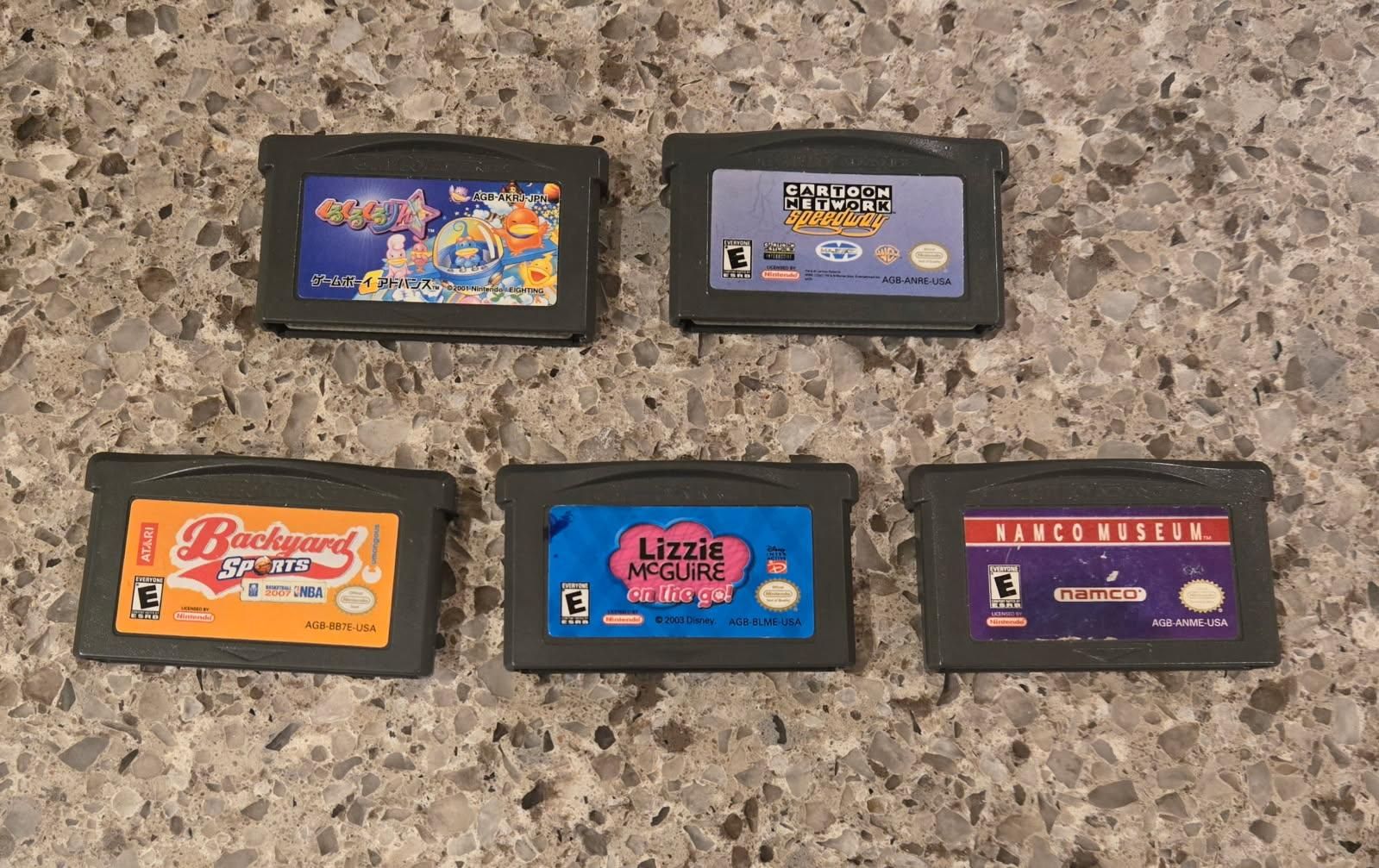 Nintendo Gameboy advance games $5 each including Namco Museum! Trades considered~!