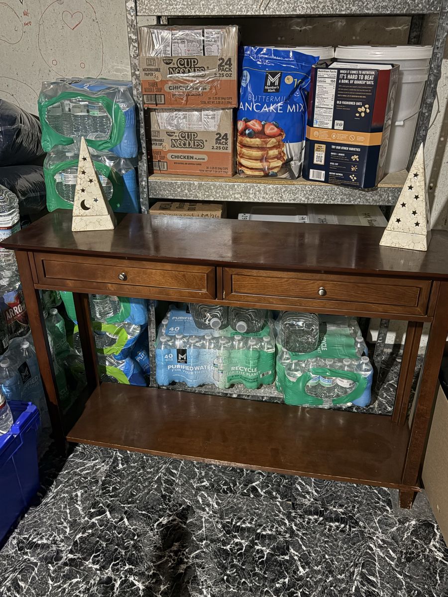 Solid Wood TV Stand / Storage Drawers