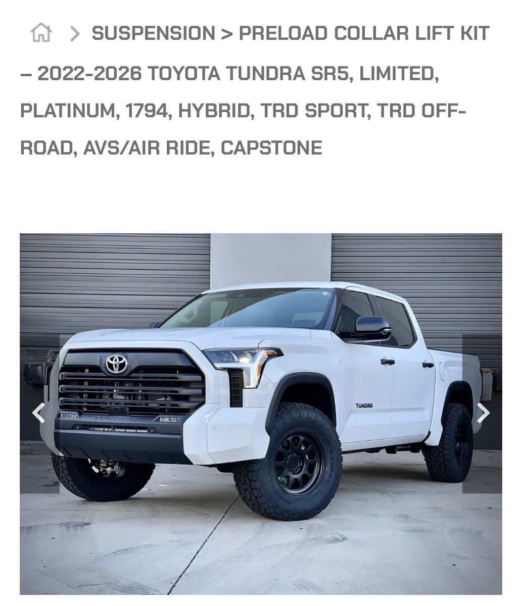 2022-26 Toyota Tundra Westcott Designs Lift Kit