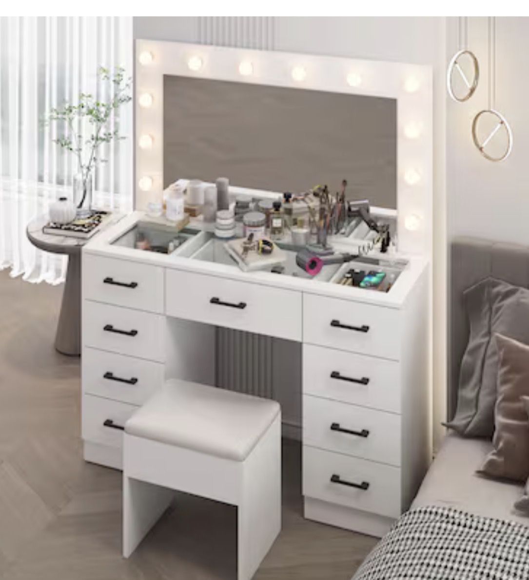 Winado - Vanity Makeup Table Set Dressing Desk NEW