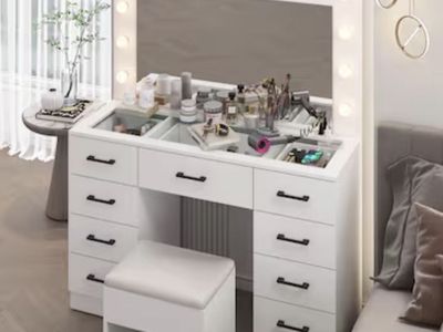 Winado - Vanity Makeup Table Set Dressing Desk NEW