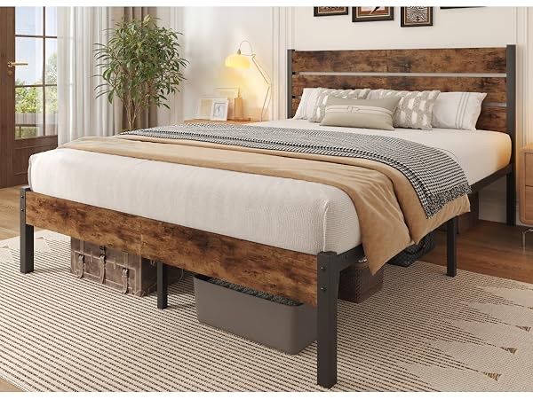Full Bed Frame — Brand New in Box- Modern Design
