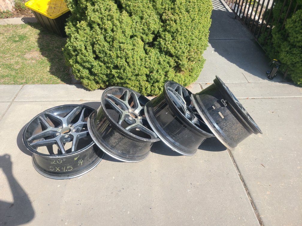 set of 4 rims