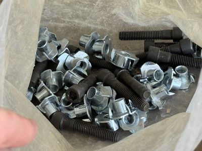 Tee Nuts and Bolts for Climbing Wall