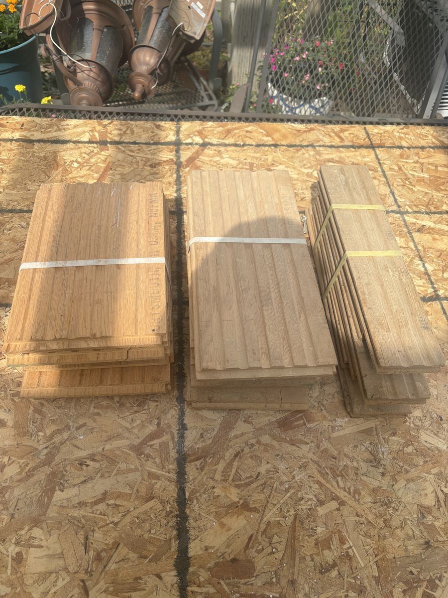 Solid oak flooring