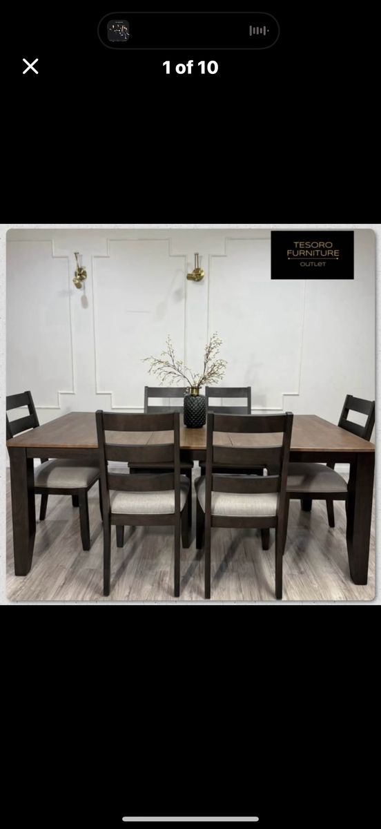 MODERN MIDTOWN DINING SET WE OFFER DELIVERY