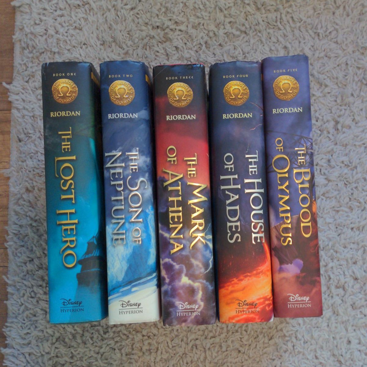 The heroes of Olympus full book set/series