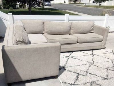 Sectional Bed Sofa Beige Color