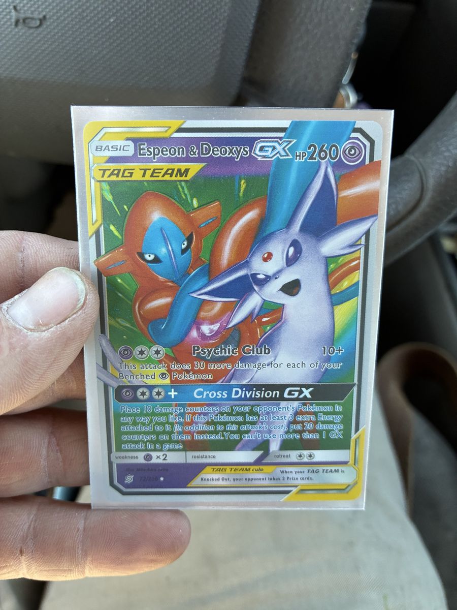 Tag Team Espeon And Deoxys GX