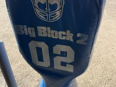 Big block 2 football training pad great shape