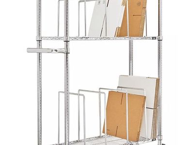 ULINE 18” Wide Wire Shelving Dividers and Handle