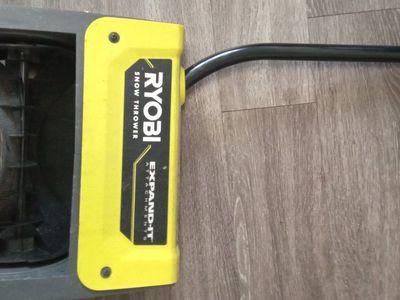 New Ryobi expand-it 12" snow thrower shovel attachment RYSNWOO