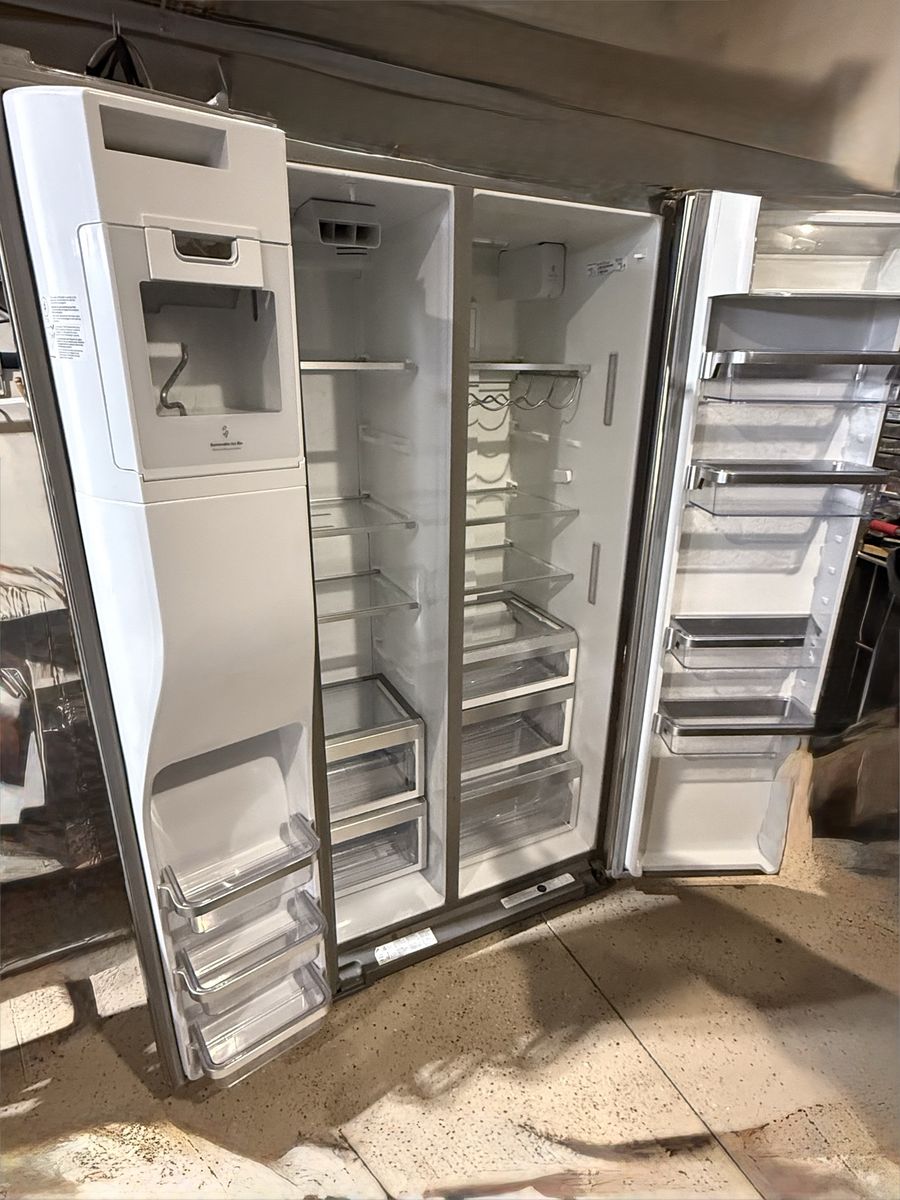 KitchenAid Stainless Steel Side-by-Side Refrigerator with Ice & Water Dispenser