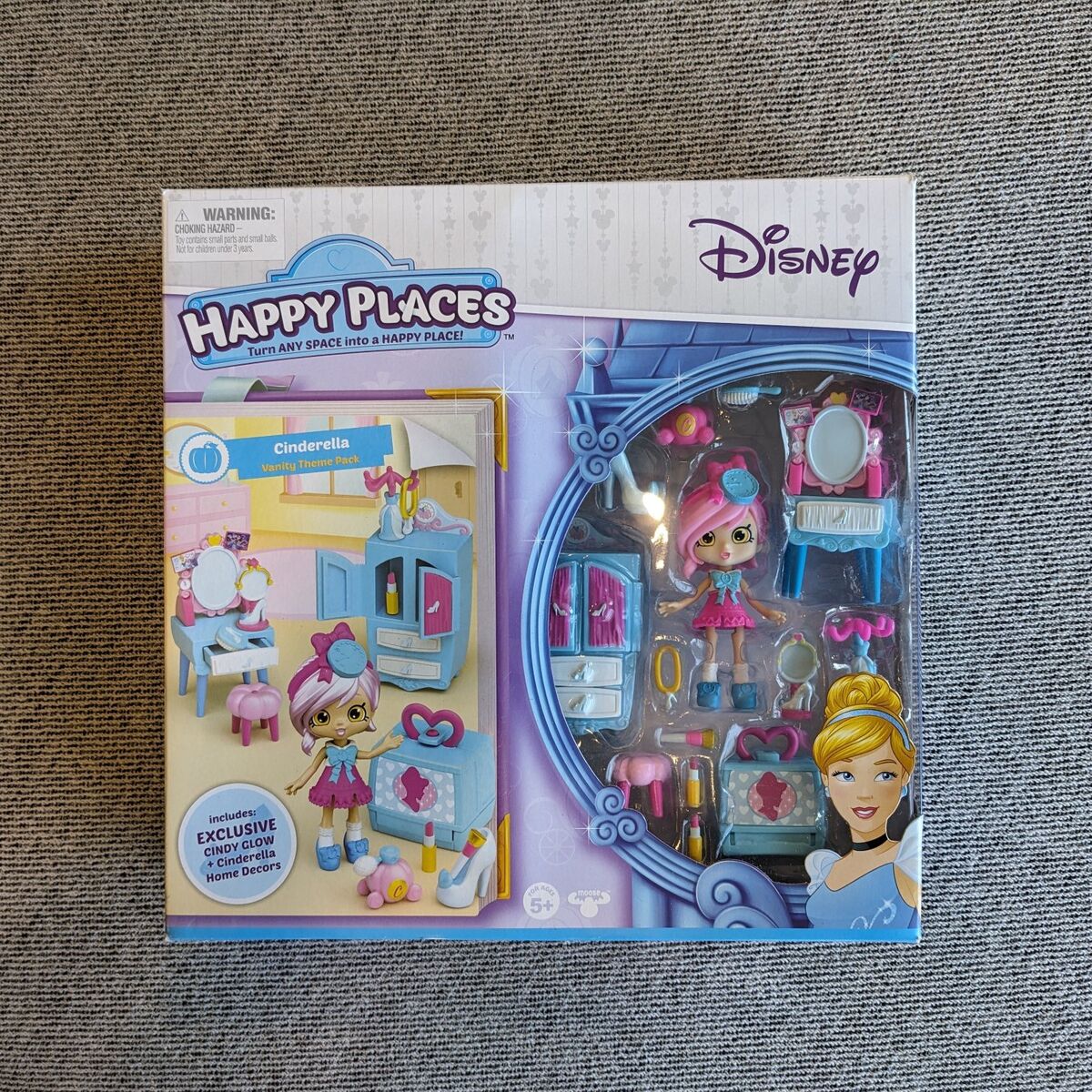 NEW! Shopkins Happy Places Disney Cinderella