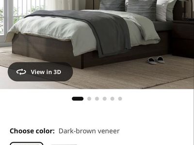 IKEA lift up full sized bed frame