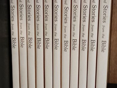Illustrated Stories from the Bible - Complete 10 Volume Set + Study Guide - Religious Children's Books