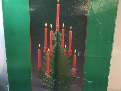 Country Candle Tree by House of Lloyd Christmas Around The World, vintage