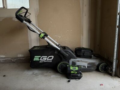 Go Electric Lawn Mower With Battery & Charger