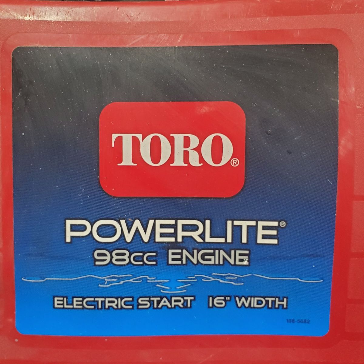 16" Toro snow blower