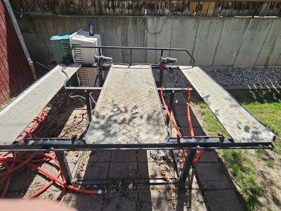 Double four wheeler truck bed rack