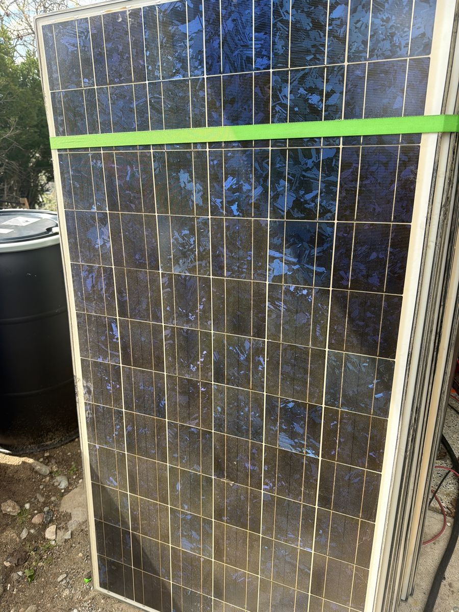 165 Watt Unframed Sharp Solar Panel)s) $40 Each