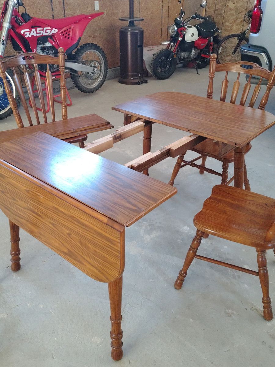 Table and 4 chairs