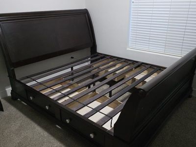 King Size sled style bed frame