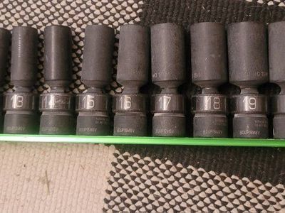 matco 3/8" Swivel impact socket set.