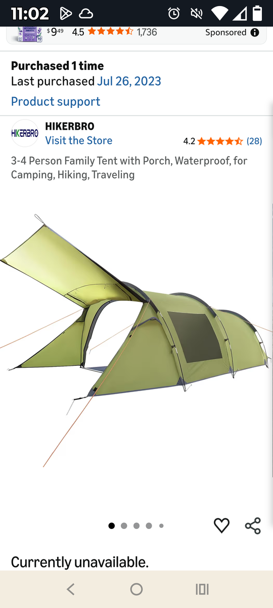 Tent brand new in box!