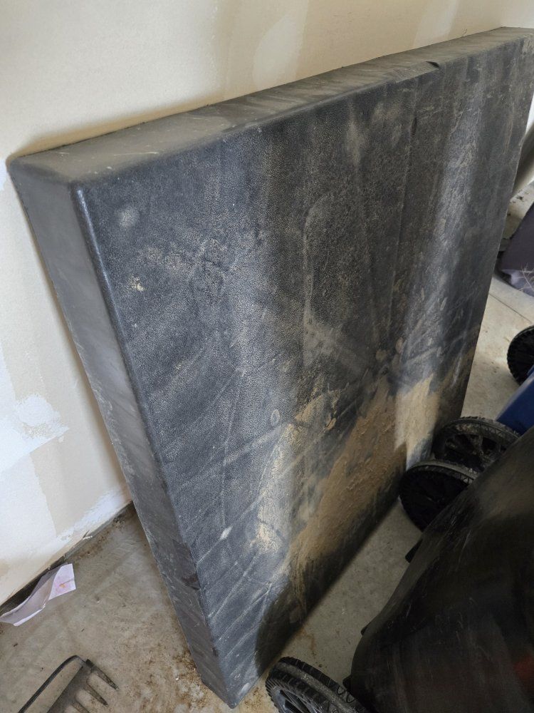 Large Black Plastic Base for AC Unit